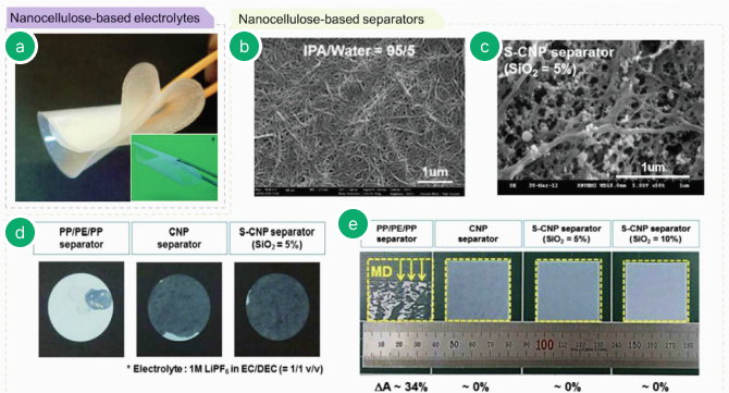 NanoCellulose-Based Solid Composite Electrolyte and Separator for Lithium Secondary Batteries 1